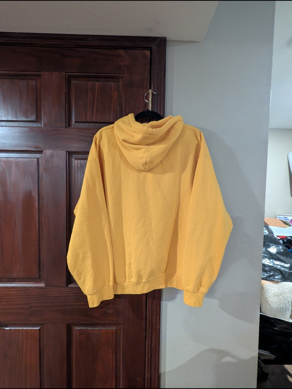 Disney Yellow Hoodie with Black Castle Logo - Picture 4 of 5